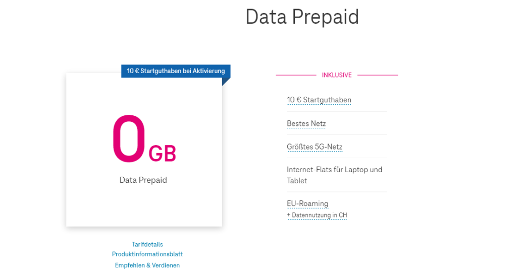 Telekom Data Prepaid