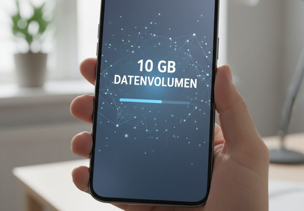 Handy mit 10 GB im Display